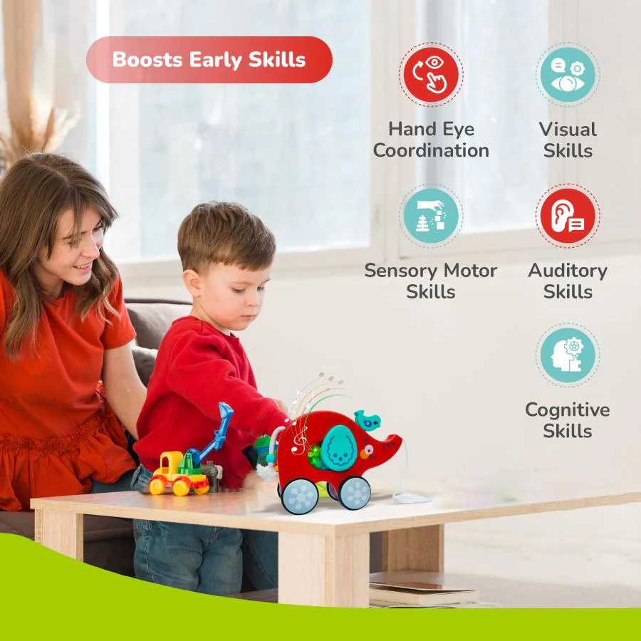 Orapple Trunky Fun & Safe Musical Pull-Along Toy for Toddlers - Image 12