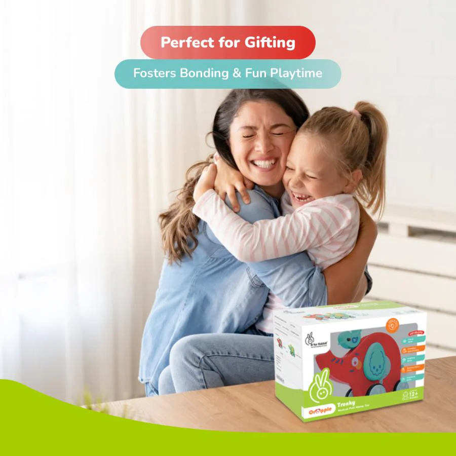 Orapple Trunky Fun & Safe Musical Pull-Along Toy for Toddlers - Image 14