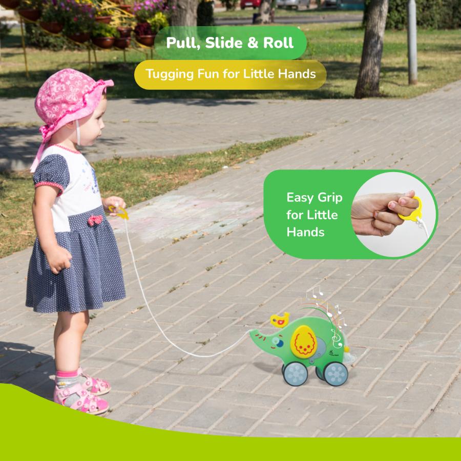 Orapple Trunky Fun & Safe Musical Pull-Along Toy for Toddlers - Image 6
