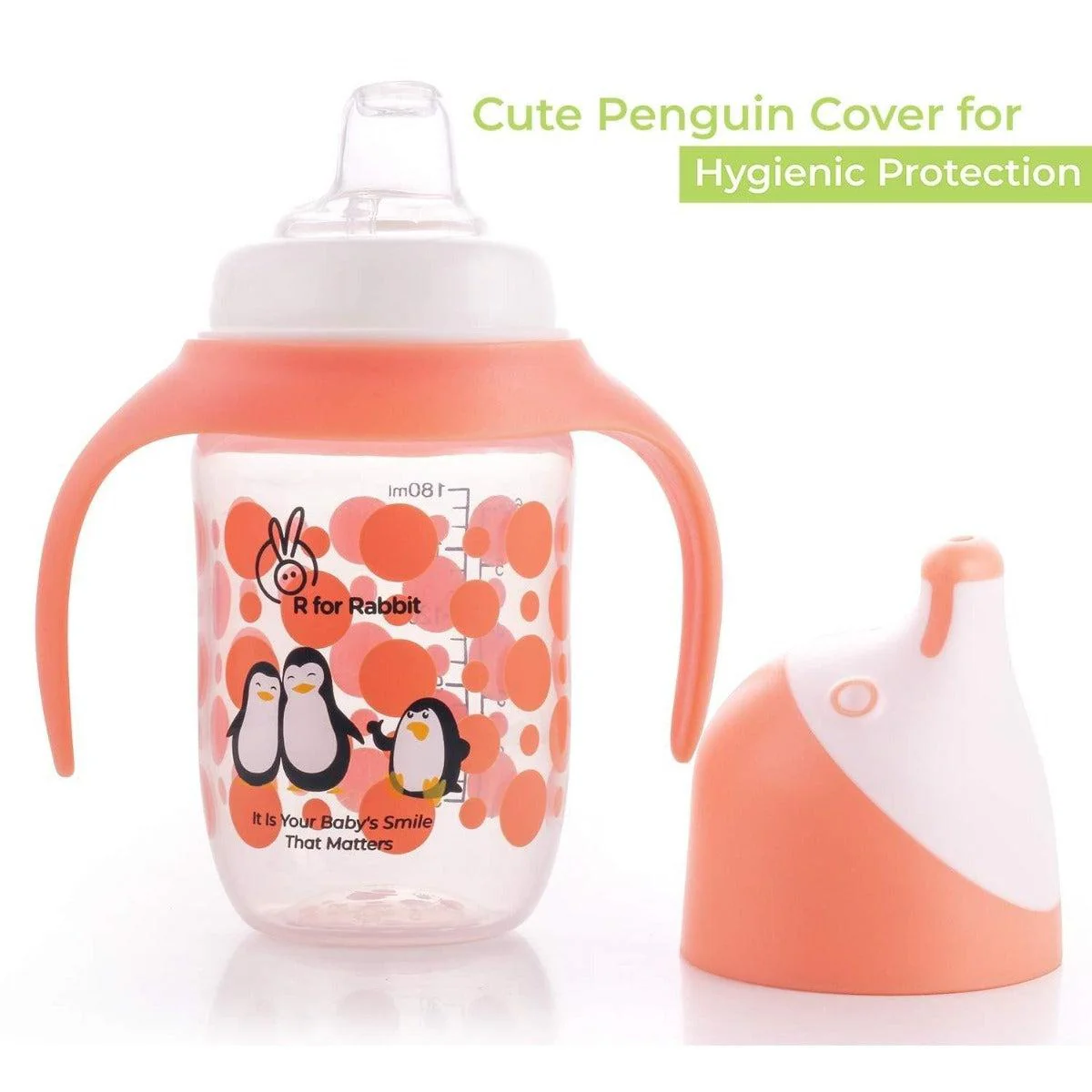 Penguin Spout Cup Sipper Bottle for Babies 180ml - Image 13