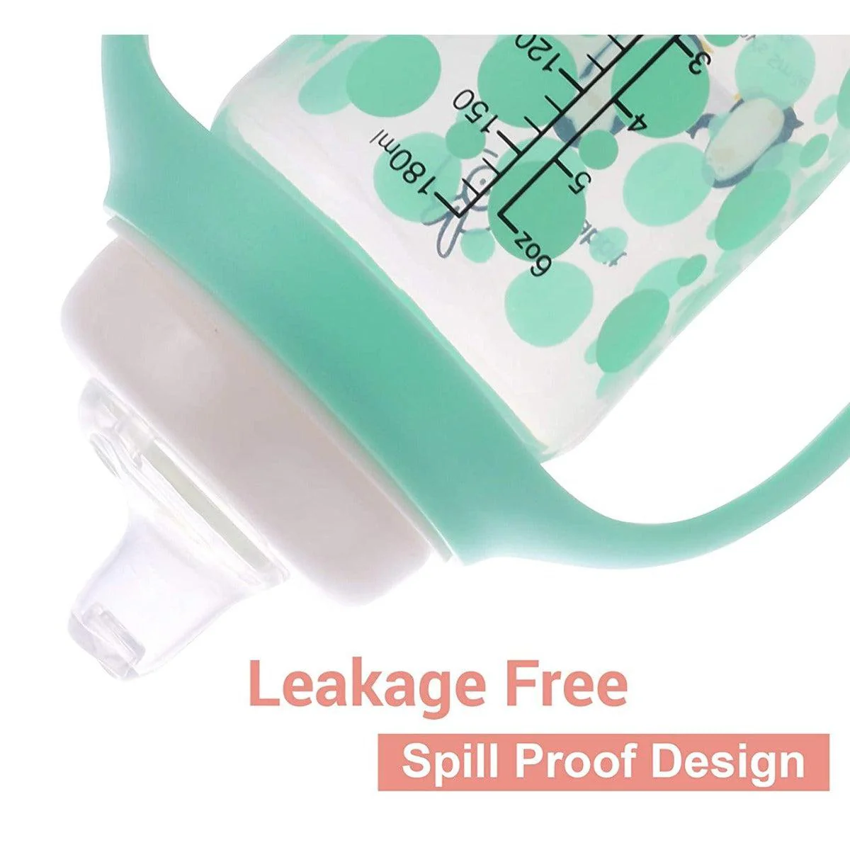 Penguin Spout Cup Sipper Bottle for Babies 180ml - Image 4