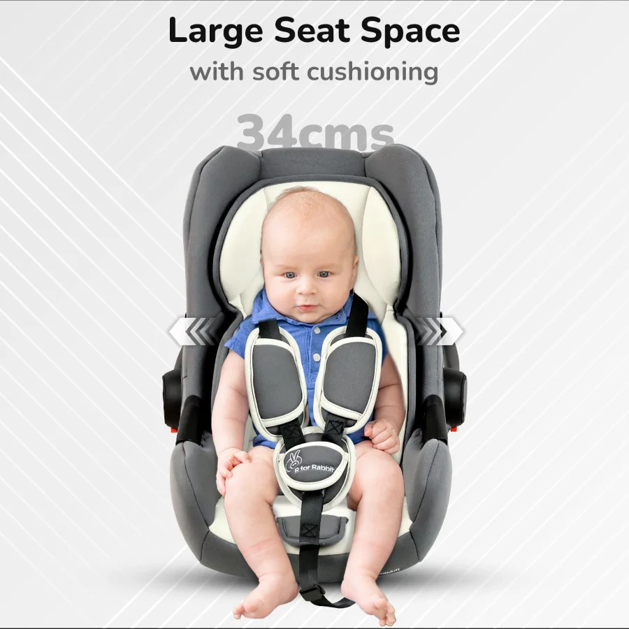 Picaboo Sportz – 3-In-1 Convertible Carry Cot, Rocker & Feeding Chair - Light Grey - Image 6