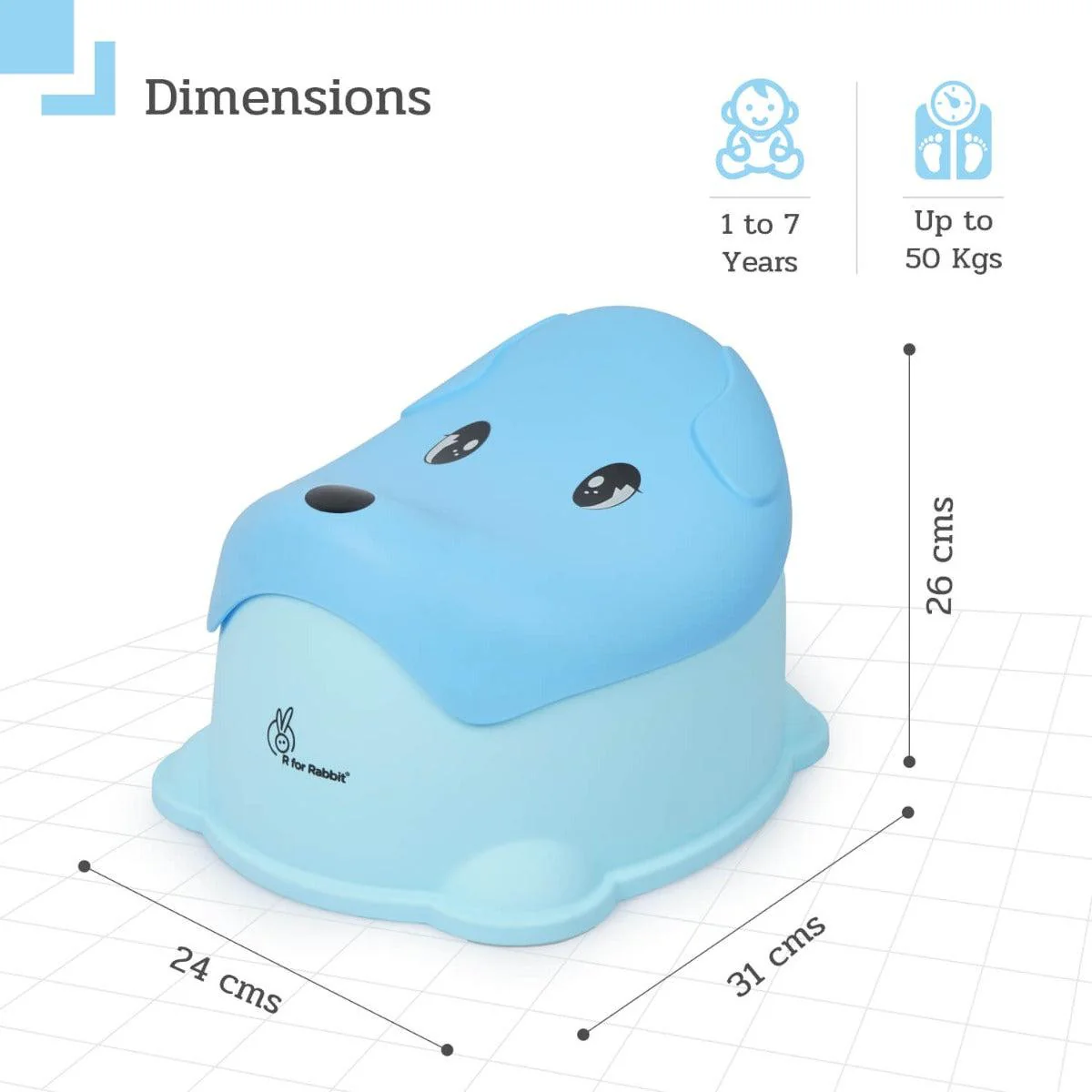 Puppy Potty Training Seat - Blue - Image 7