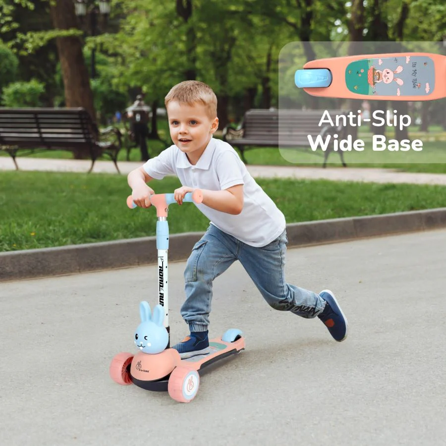 Road Runner Bunny Scooter For Kids With PU LED Wheels - Image 14