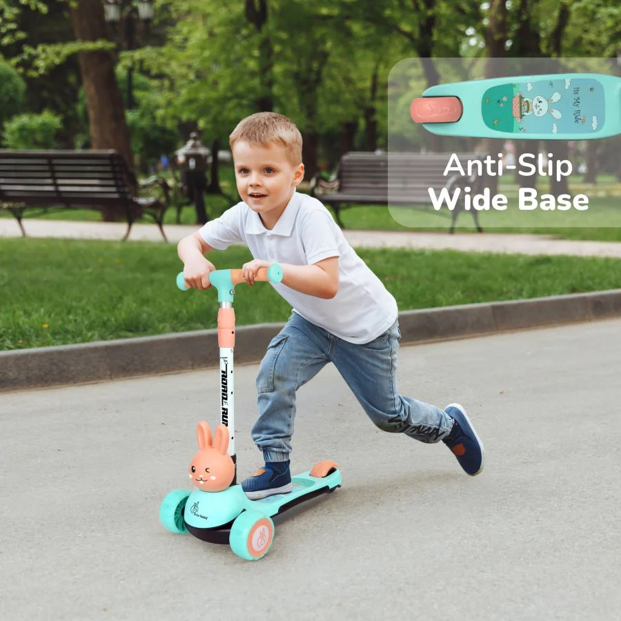 Road Runner Bunny Scooter For Kids With PU LED Wheels - Image 22
