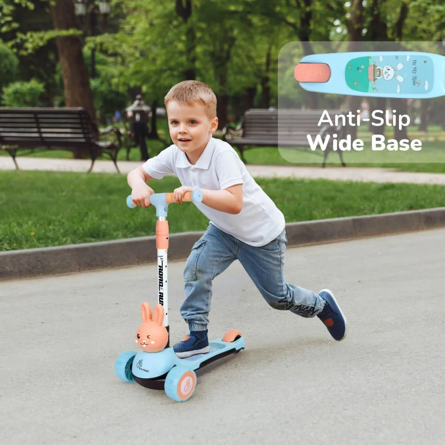 Road Runner Bunny Scooter For Kids With PU LED Wheels - Image 29