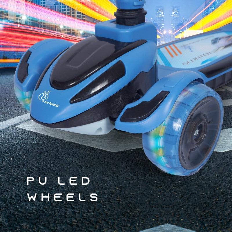 Road Runner Racer Scooter - PU LED Wheels, 4 Level Height Adjustment, Anti Slip Deck - Image 11