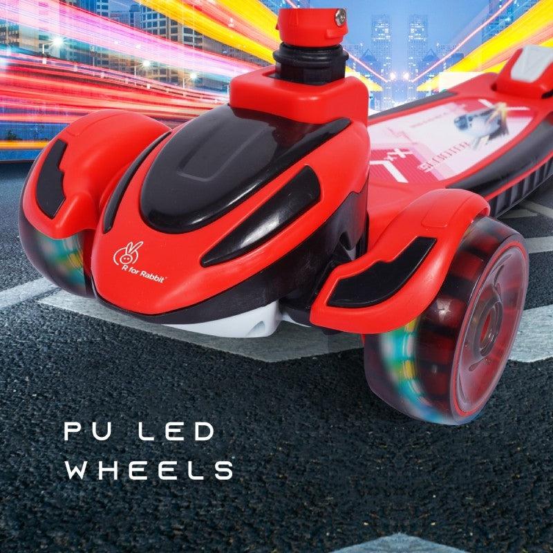 Road Runner Racer Scooter - PU LED Wheels, 4 Level Height Adjustment, Anti Slip Deck - Image 20