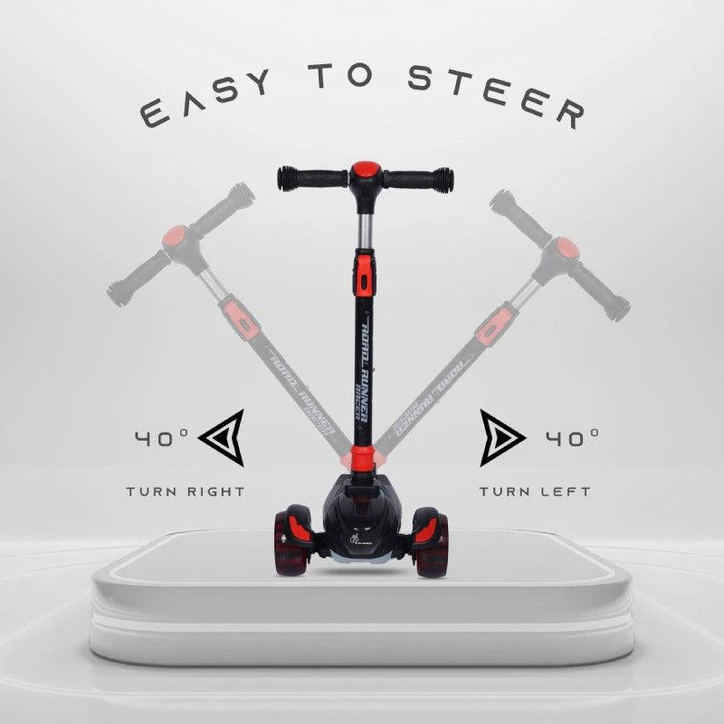 Road Runner Racer Scooter - PU LED Wheels, 4 Level Height Adjustment, Anti Slip Deck - Image 7