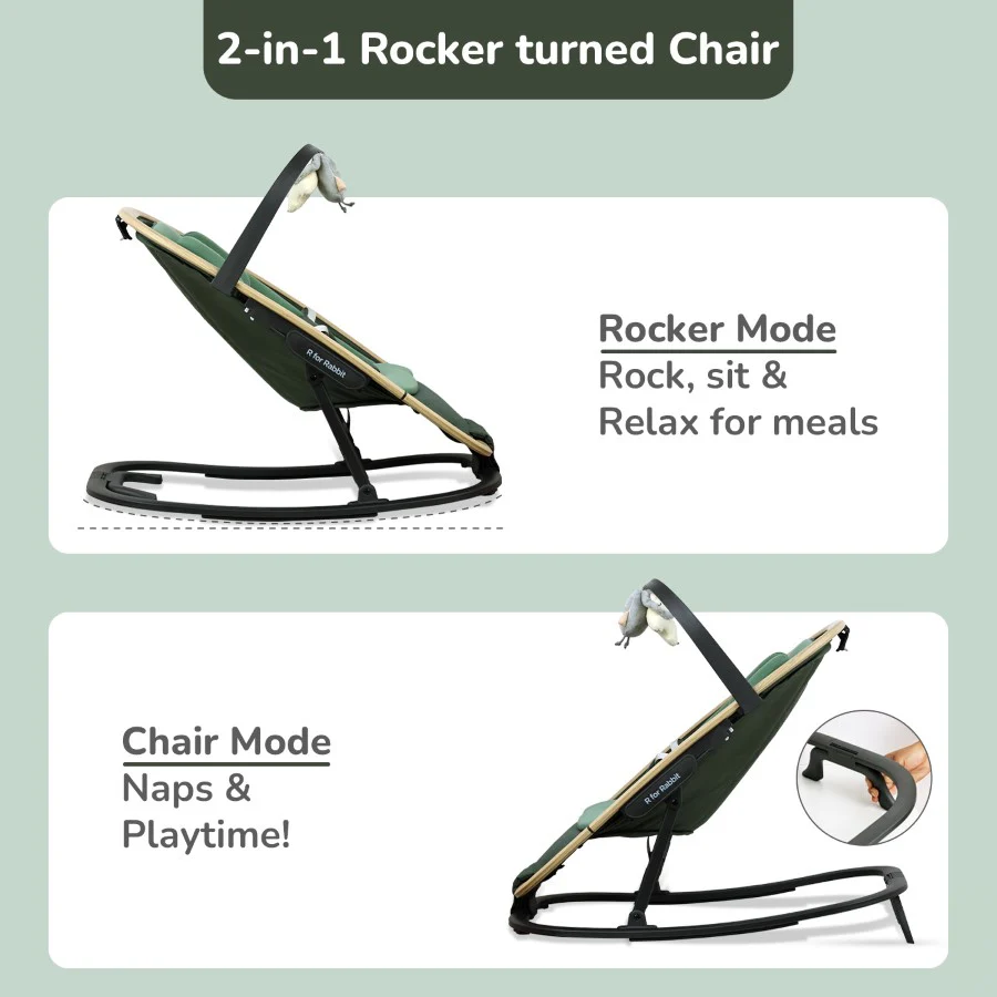 Rock N Nap Bliss – Lightweight Baby Sleeper & Rocker Soft, Safe & Travel-Friendly - Image 10