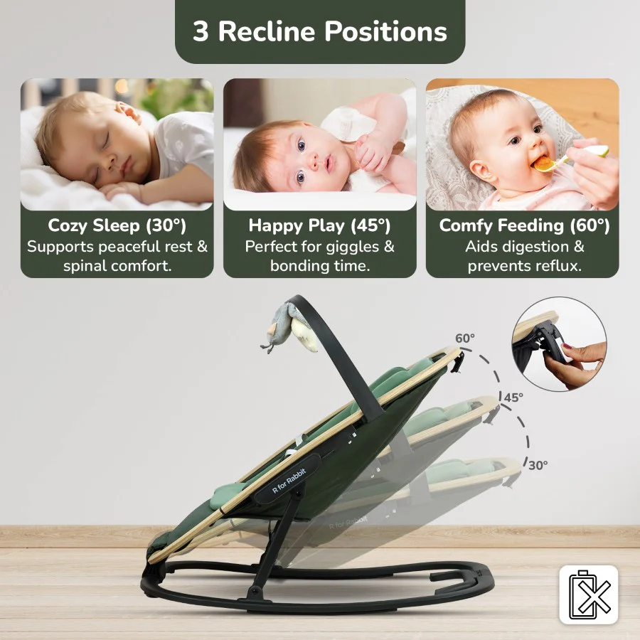 Rock N Nap Bliss – Lightweight Baby Sleeper & Rocker Soft, Safe & Travel-Friendly - Image 12