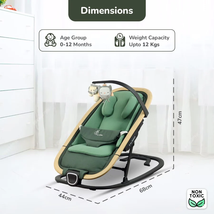 Rock N Nap Bliss – Lightweight Baby Sleeper & Rocker Soft, Safe & Travel-Friendly - Image 15
