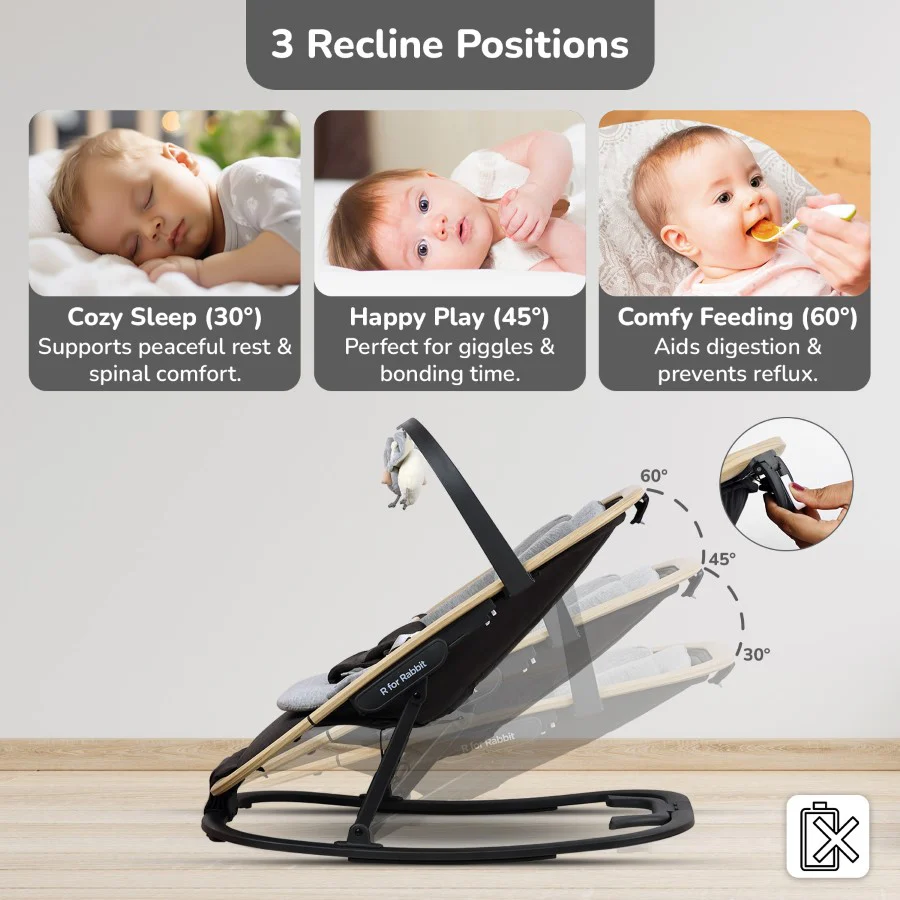Rock N Nap Bliss – Lightweight Baby Sleeper & Rocker Soft, Safe & Travel-Friendly - Image 4