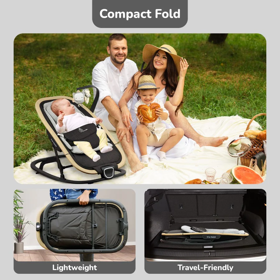 Rock N Nap Bliss – Lightweight Baby Sleeper & Rocker Soft, Safe & Travel-Friendly - Image 5
