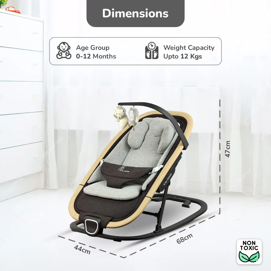 Rock N Nap Bliss – Lightweight Baby Sleeper & Rocker Soft, Safe & Travel-Friendly - Image 7