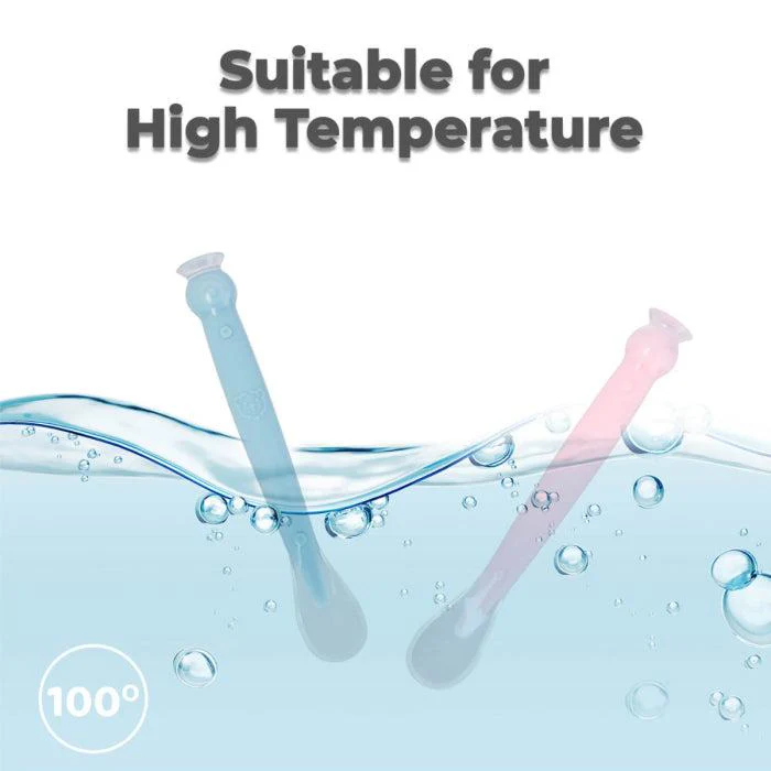 Safe Feed Silicone Baby Spoon Set - Image 4