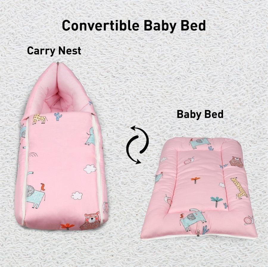 Snuggy Baby Bed - Easy to Carry, Convertible, High Quality Zip, 100% Natural Cotton - Image 11
