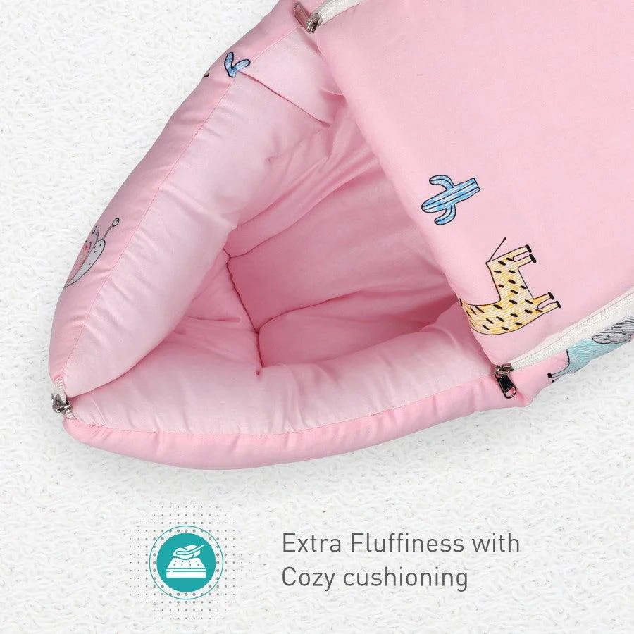 Snuggy Baby Bed - Easy to Carry, Convertible, High Quality Zip, 100% Natural Cotton - Image 12