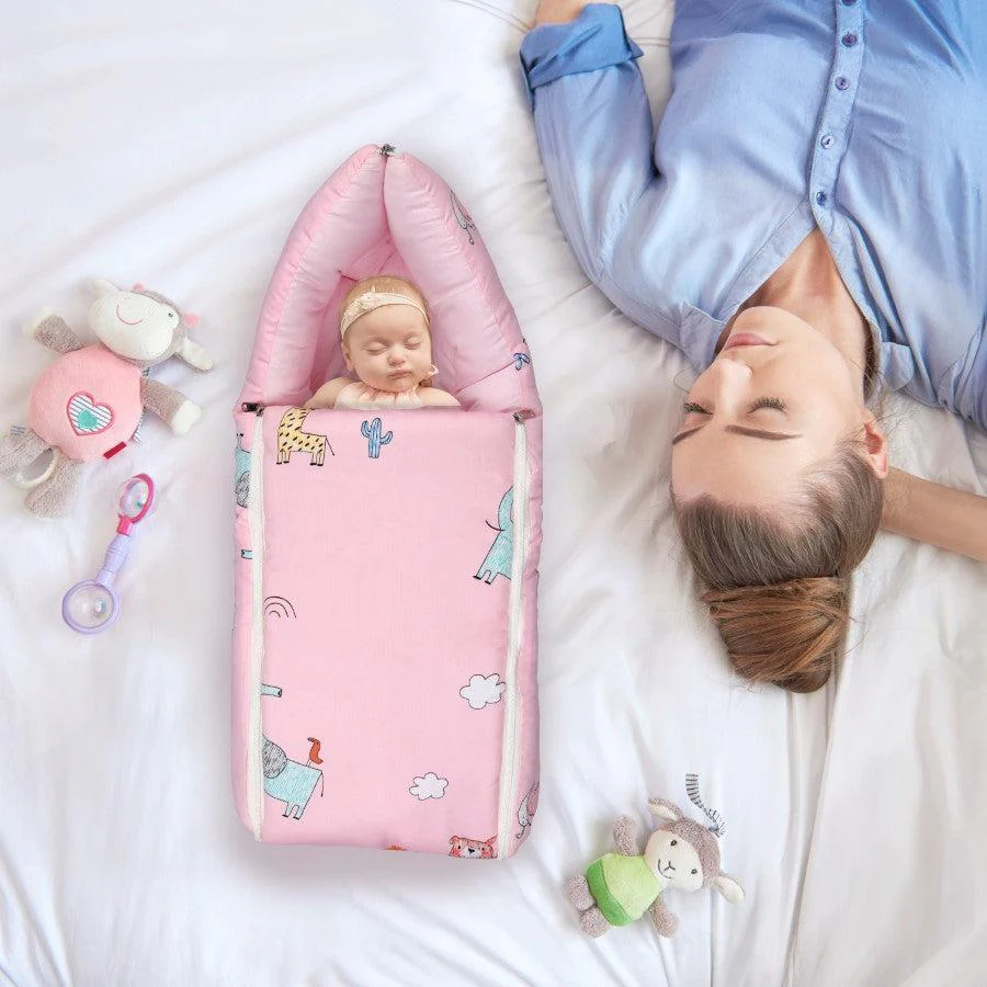 Snuggy Baby Bed - Easy to Carry, Convertible, High Quality Zip, 100% Natural Cotton - Image 16