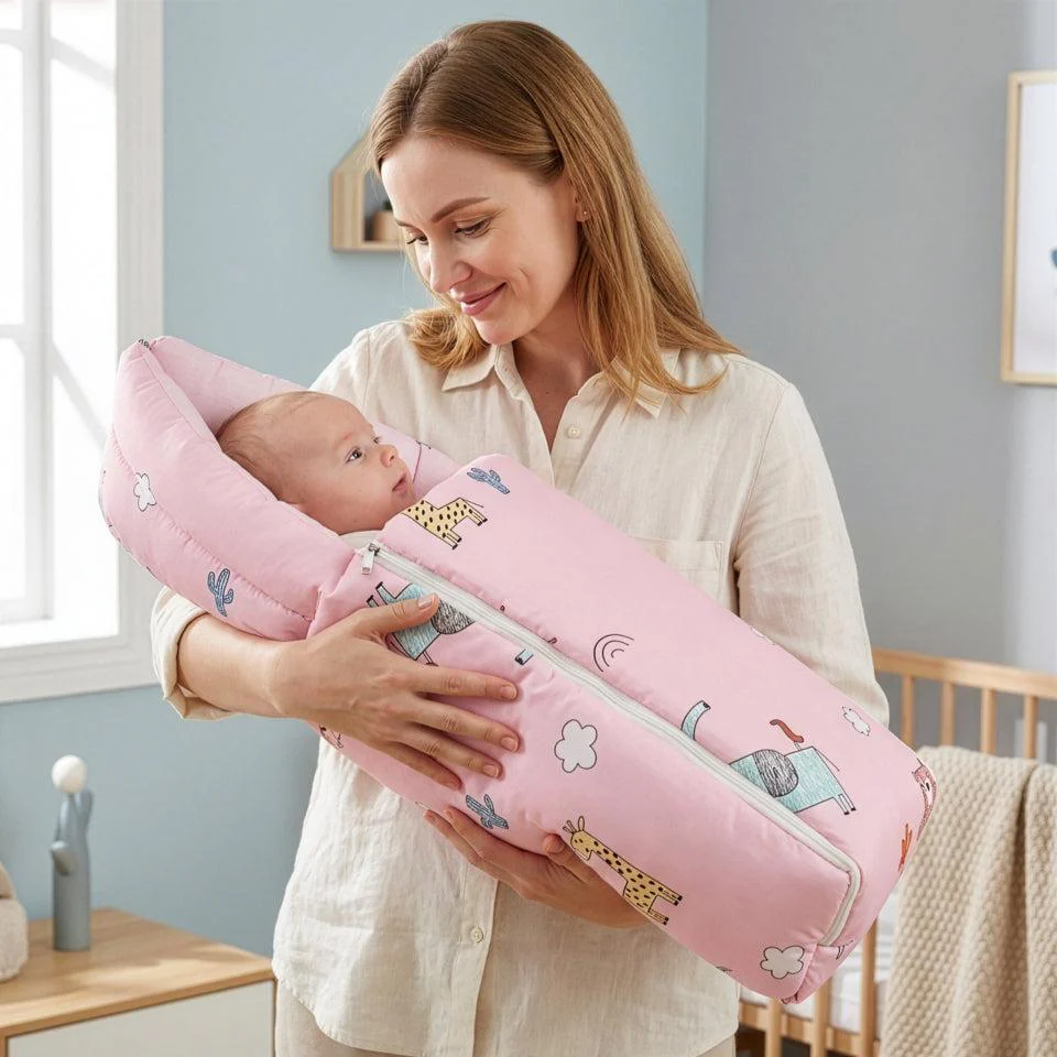 Snuggy Baby Bed - Easy to Carry, Convertible, High Quality Zip, 100% Natural Cotton - Image 9