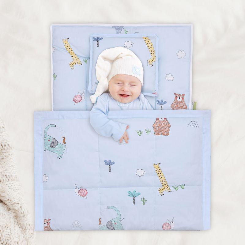 Snuggy Cozy Baby Bedding With Blanket & Pillow And Odour Free - Image 13