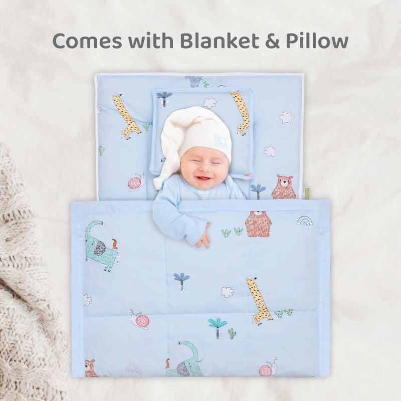 Snuggy Cozy Baby Bedding With Blanket & Pillow And Odour Free - Image 16