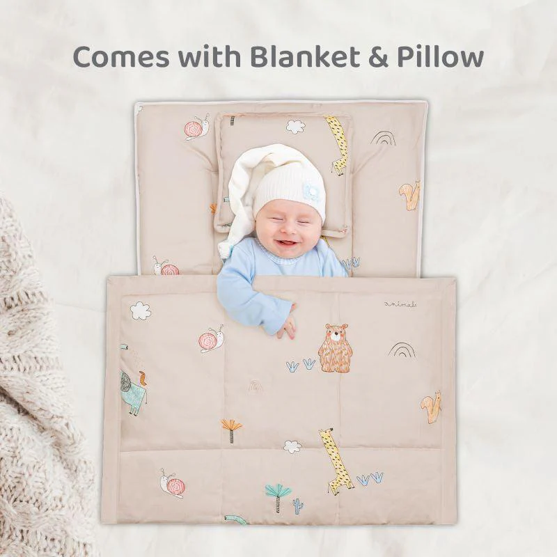 Snuggy Cozy Baby Bedding With Blanket & Pillow And Odour Free - Image 4