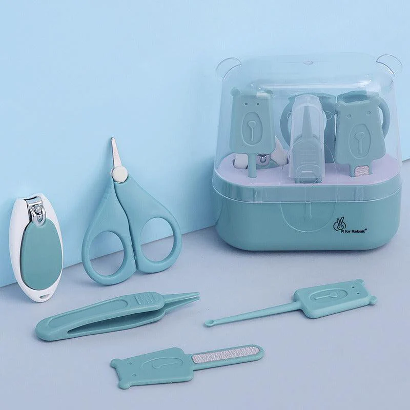 Stylo Teddy Baby Manicure Set Nail Cutter & Nail Filer, Scissor, Tweezer, Ear Pick - Image 8