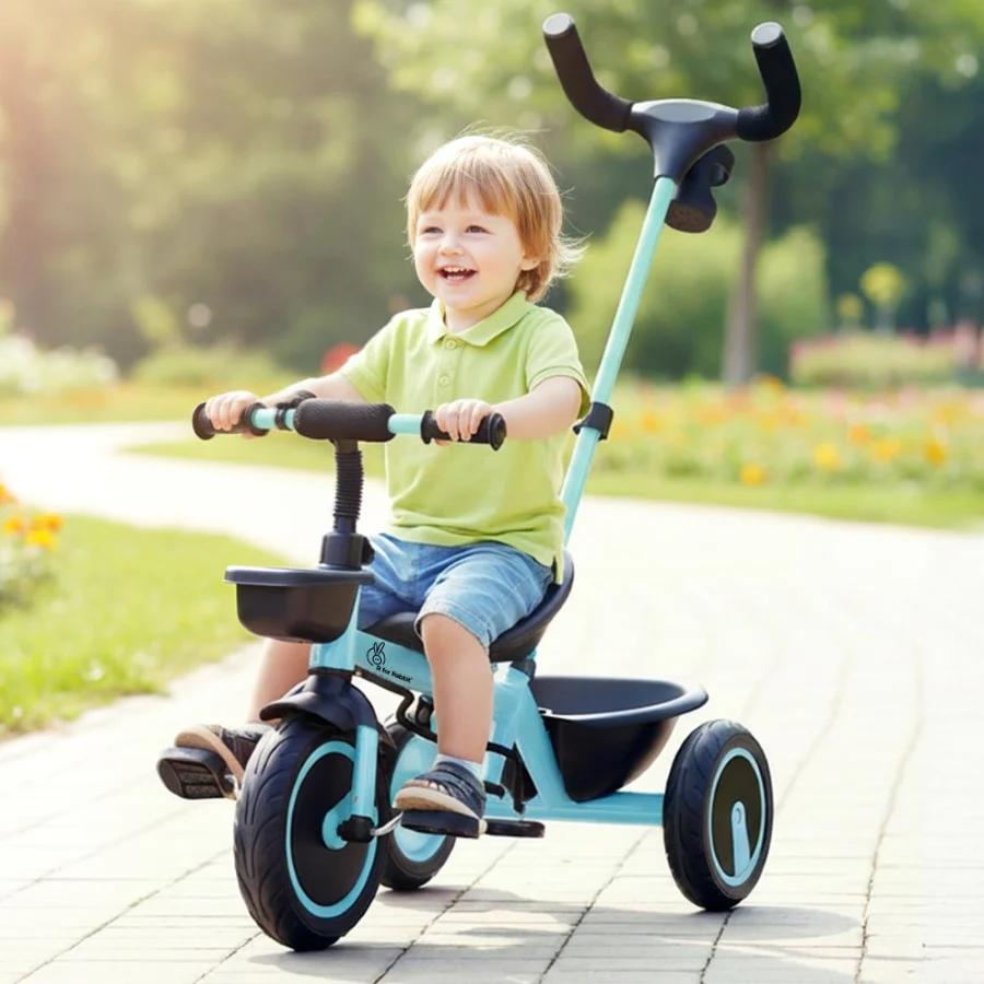 Tiny Toes R20 Plus Tricycle for Kids with Safety Certification, Plug-and-Play Design, Rubber Wheels & Steel Frame - Image 23