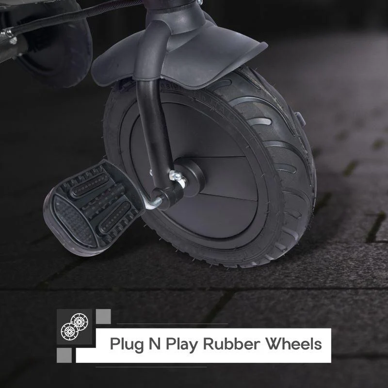 Tiny Toes T20 Plus Tricycle - 2 in 1, Rubber Wheels, Adjustable Parental Control, Cup Holder - Image 9