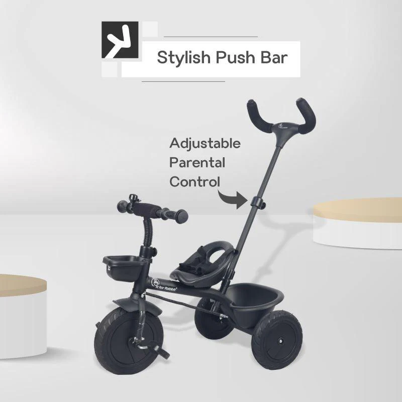 Tiny Toes T20 Plus Tricycle - 2 in 1, Rubber Wheels, Adjustable Parental Control, Cup Holder - Image 10