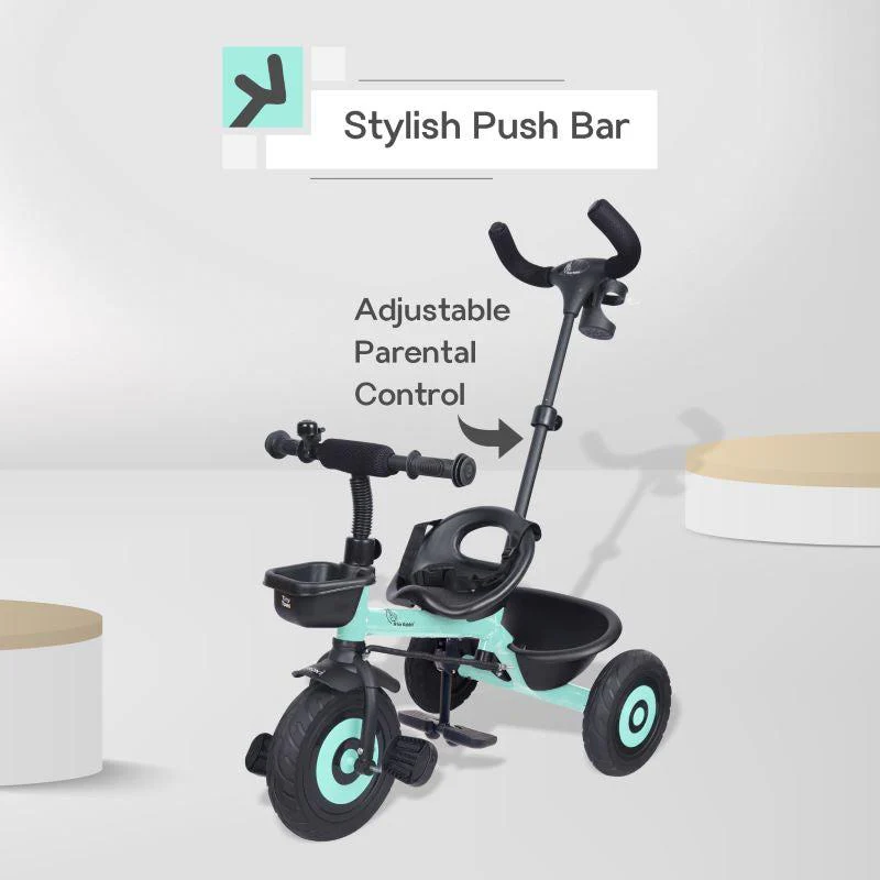 Tiny Toes T20 Plus Tricycle - 2 in 1, Rubber Wheels, Adjustable Parental Control, Cup Holder - Image 17