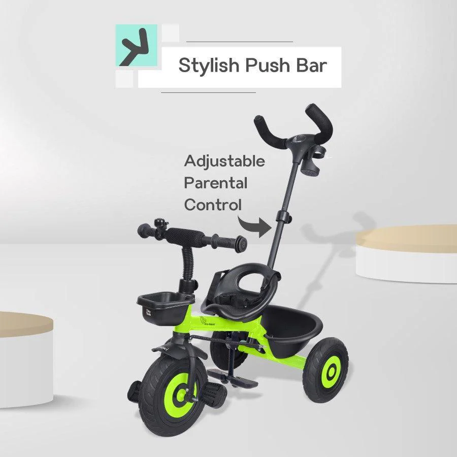 Tiny Toes T20 Plus Tricycle - 2 in 1, Rubber Wheels, Adjustable Parental Control, Cup Holder - Image 24