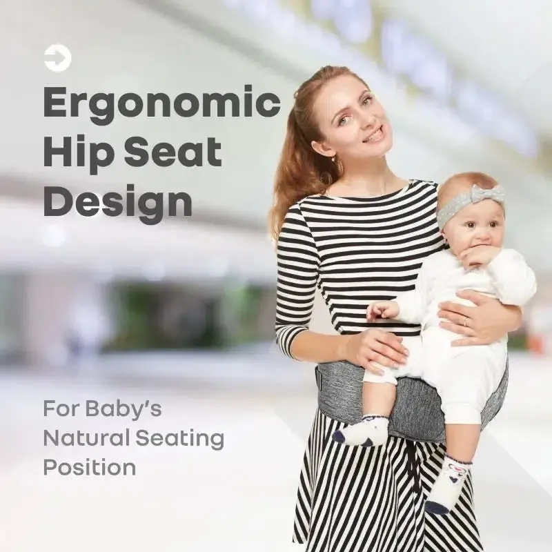 Upsy Daisy Cool Baby Carrier -  Multi-Positional Versatility, Detachable cap, Breathable Fabric - Image 5
