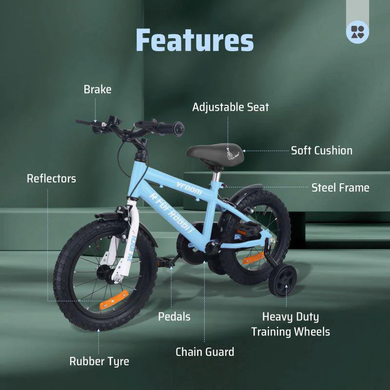 Vroom Bicycle For Kids 14 Inch With 90% Plug and Play For Ease of Installation - Image 5