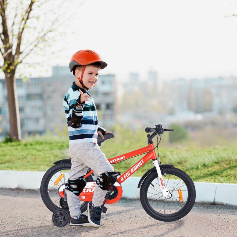 Vroom Bicycle For Kids 16 Inch With 90% Plug And Play For Ease Of Installation, Wide Training Wheels, Adjustable Seat, 4-7yrs, Upto 40kgs - Image 16