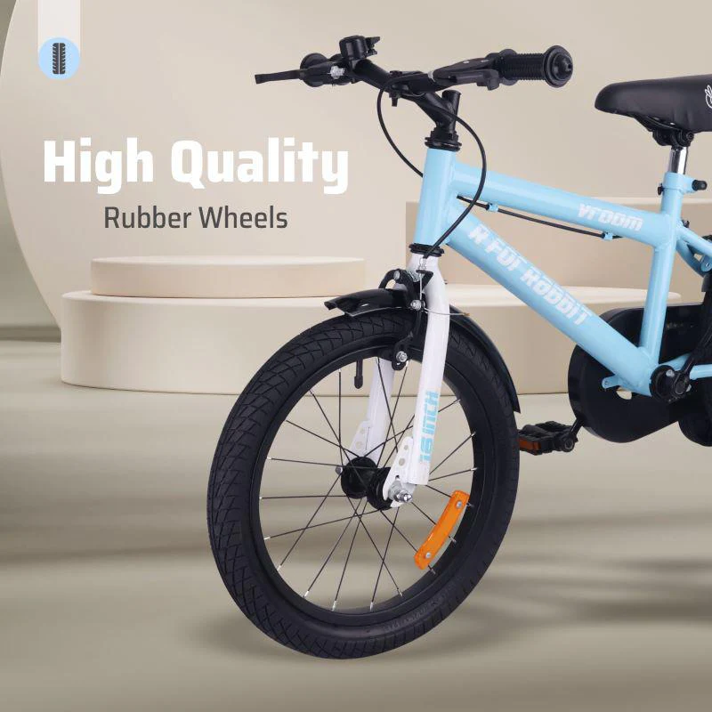 Vroom Bicycle For Kids 16 Inch With 90% Plug And Play For Ease Of Installation, Wide Training Wheels, Adjustable Seat, 4-7yrs, Upto 40kgs - Image 7