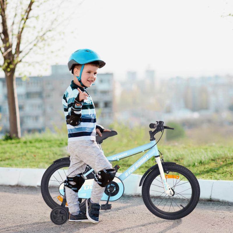Vroom Bicycle For Kids 16 Inch With 90% Plug And Play For Ease Of Installation, Wide Training Wheels, Adjustable Seat, 4-7yrs, Upto 40kgs - Image 8